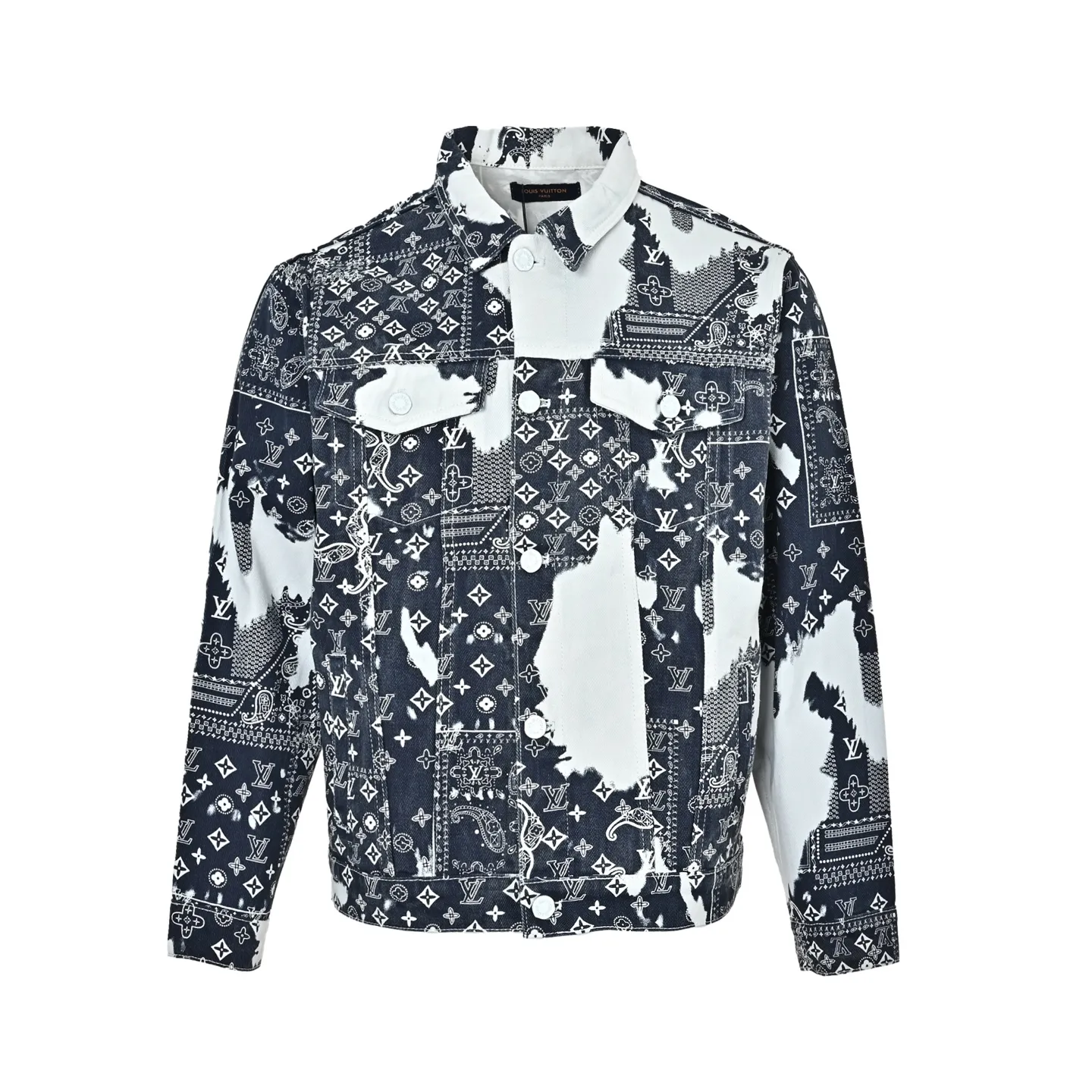 Louis Vuitton/Louis Vuitton cashew flower denim jacket